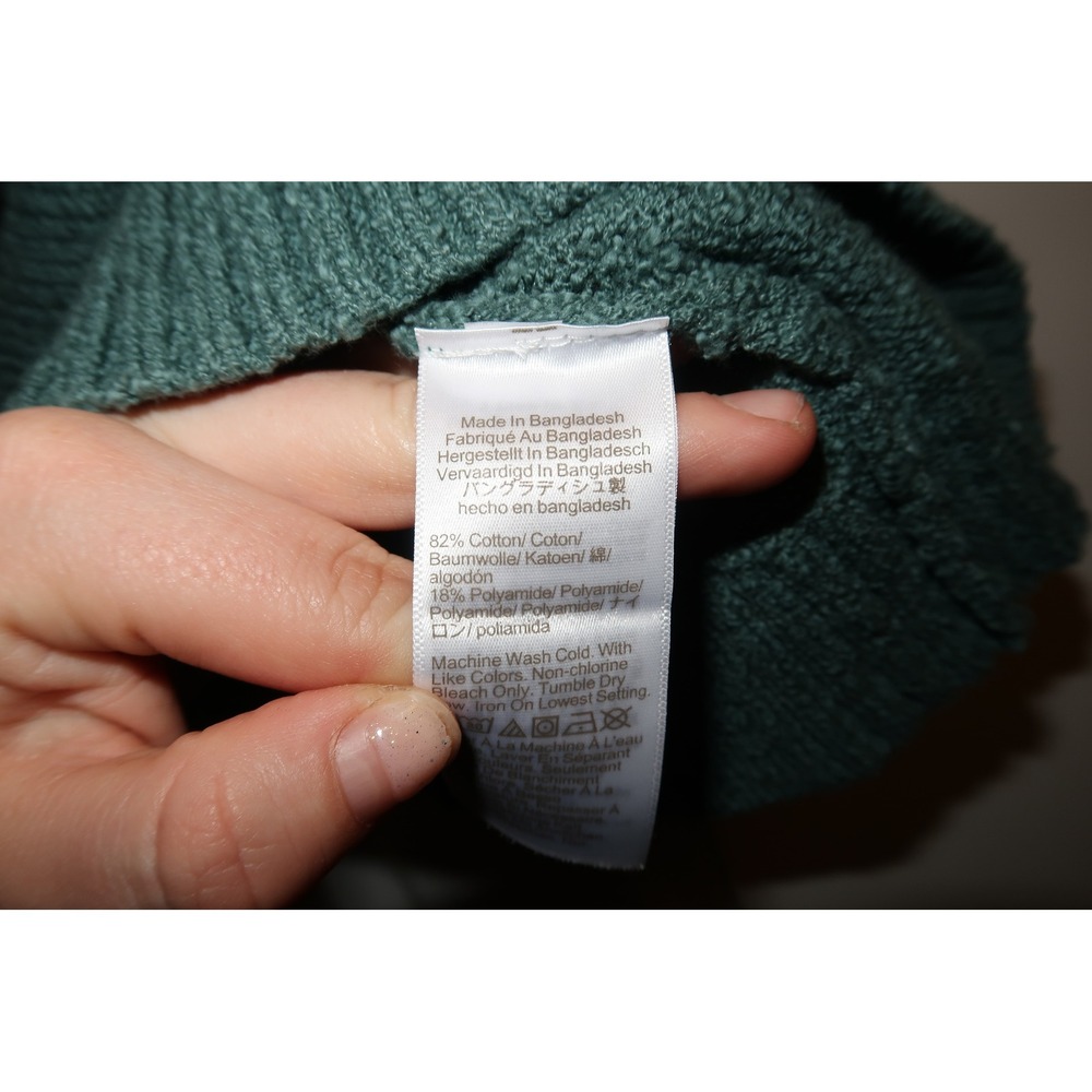 J.Crew Sweater Vest Green Small CC114 Sleeveless Knit Office Casual - Picture 7 of 8